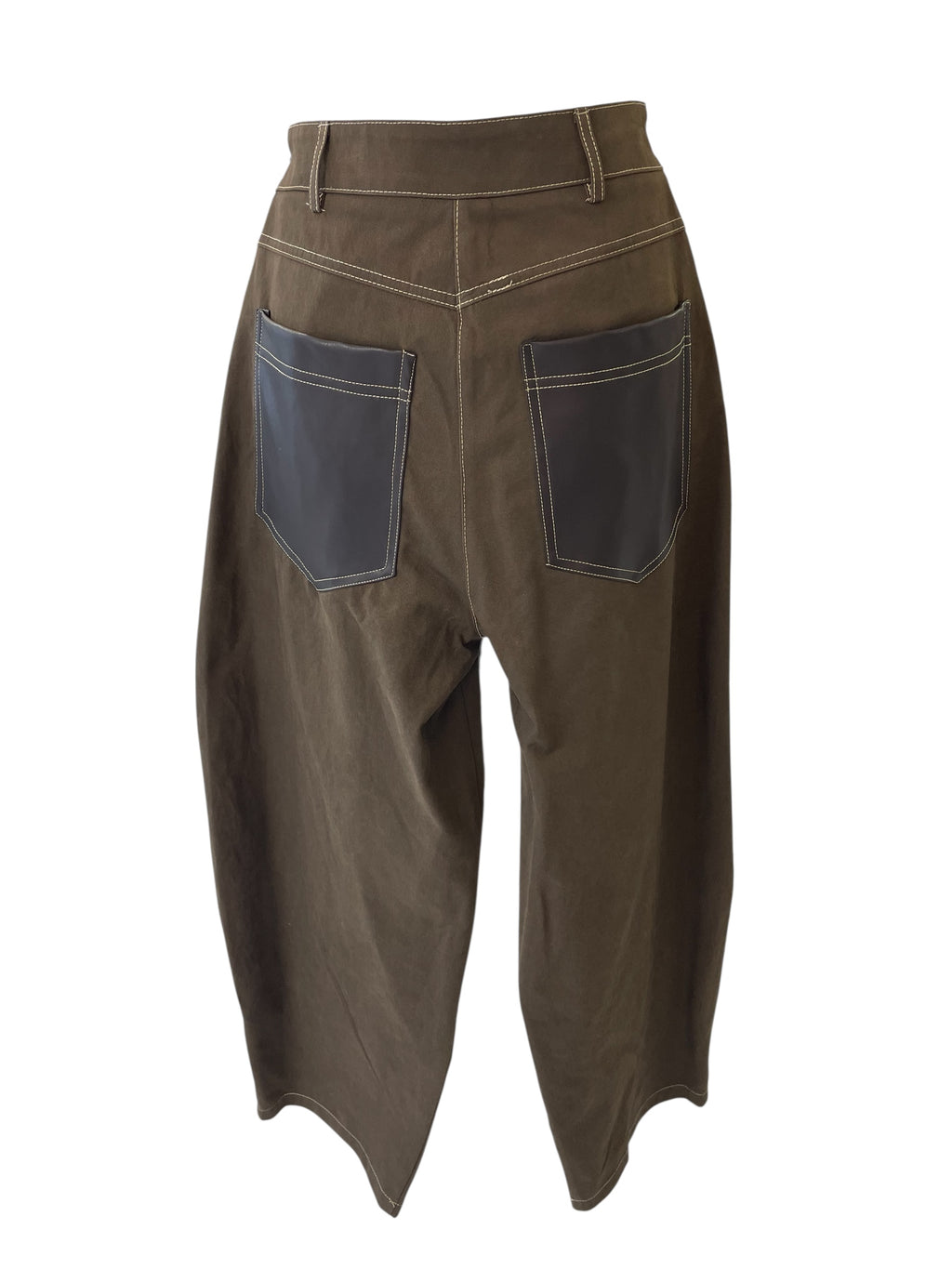 Pantalone moro tensione in 26P4163 tasca ecopelle unica variante
