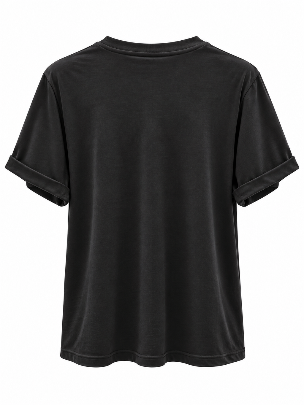T-shirt con piuma nel taschino