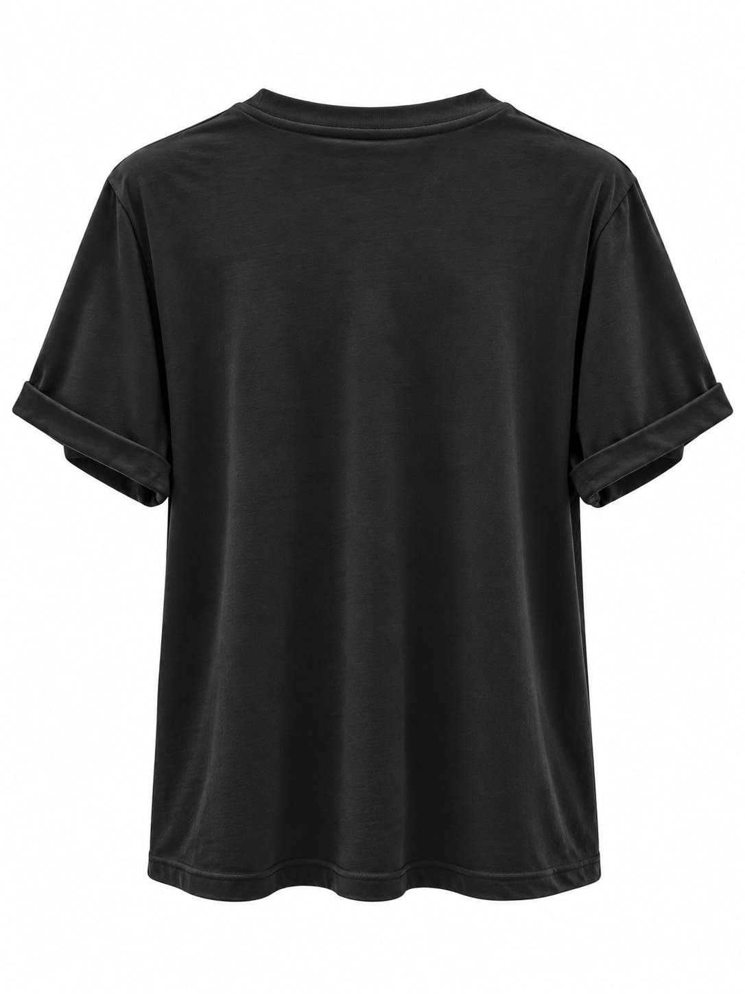 T-shirt con piuma nel taschino