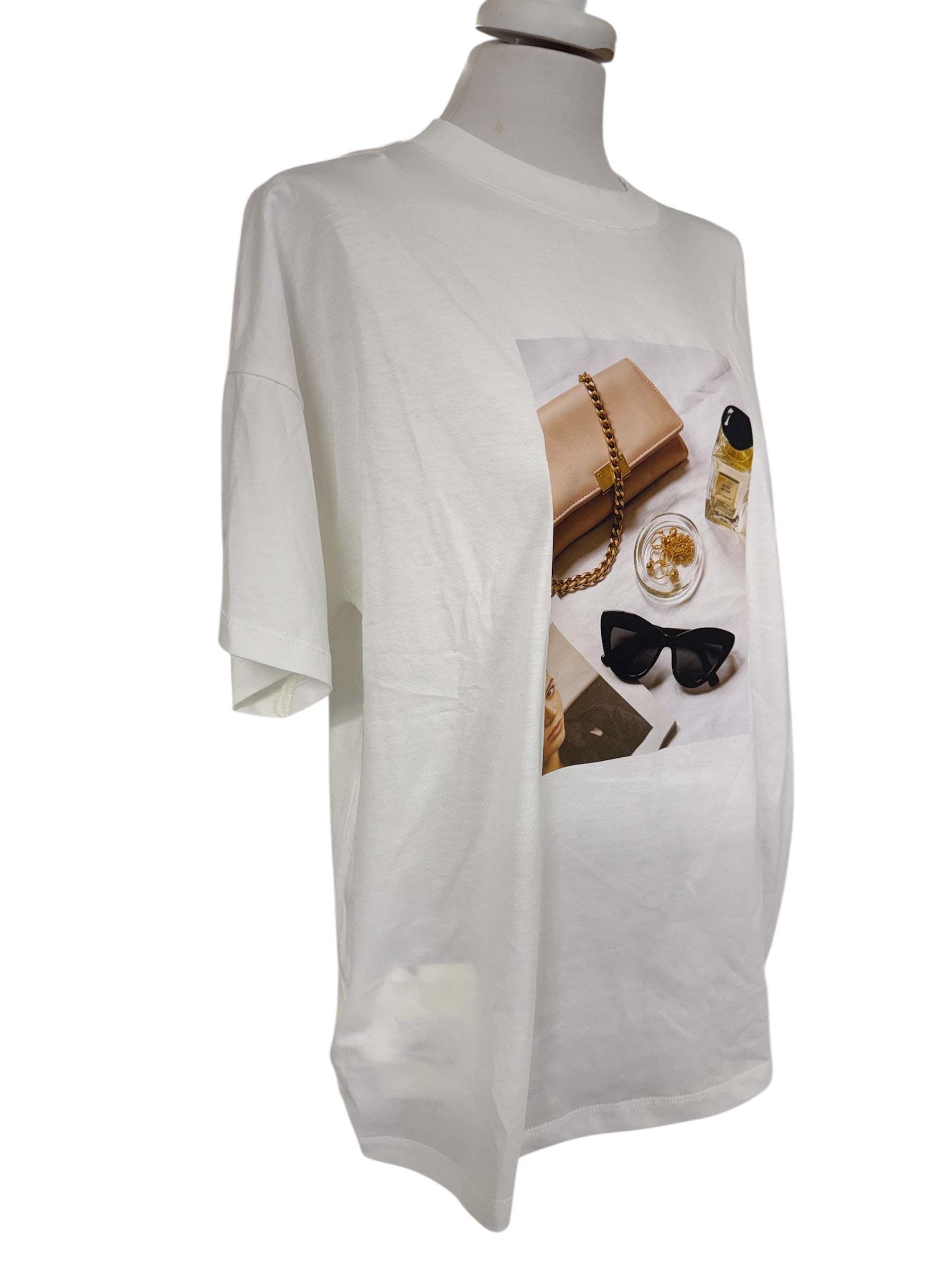 T-shirt over stampa