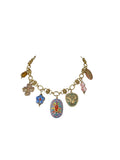 Collana catena ciondoli colorati