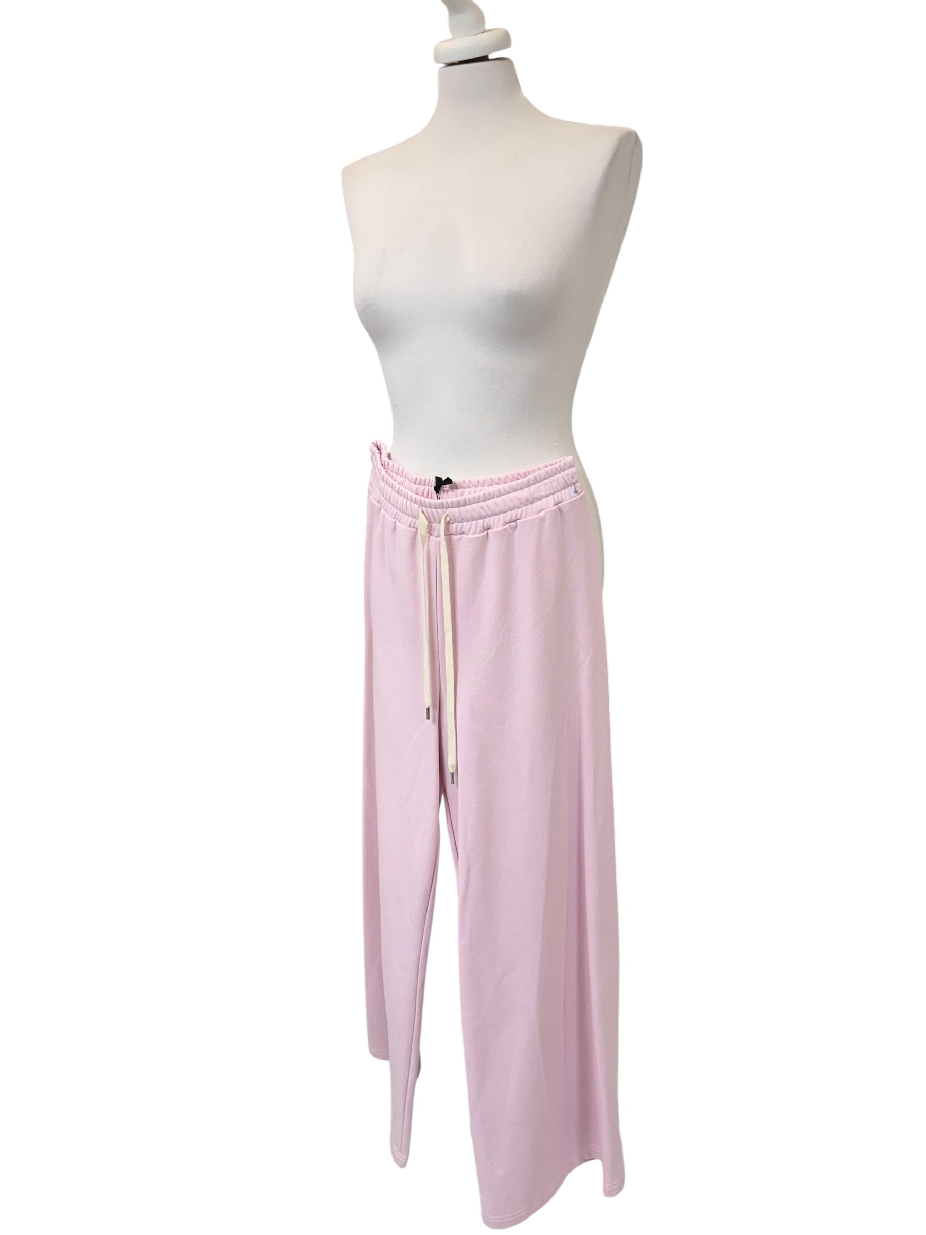 Pantalone in felpa rosa