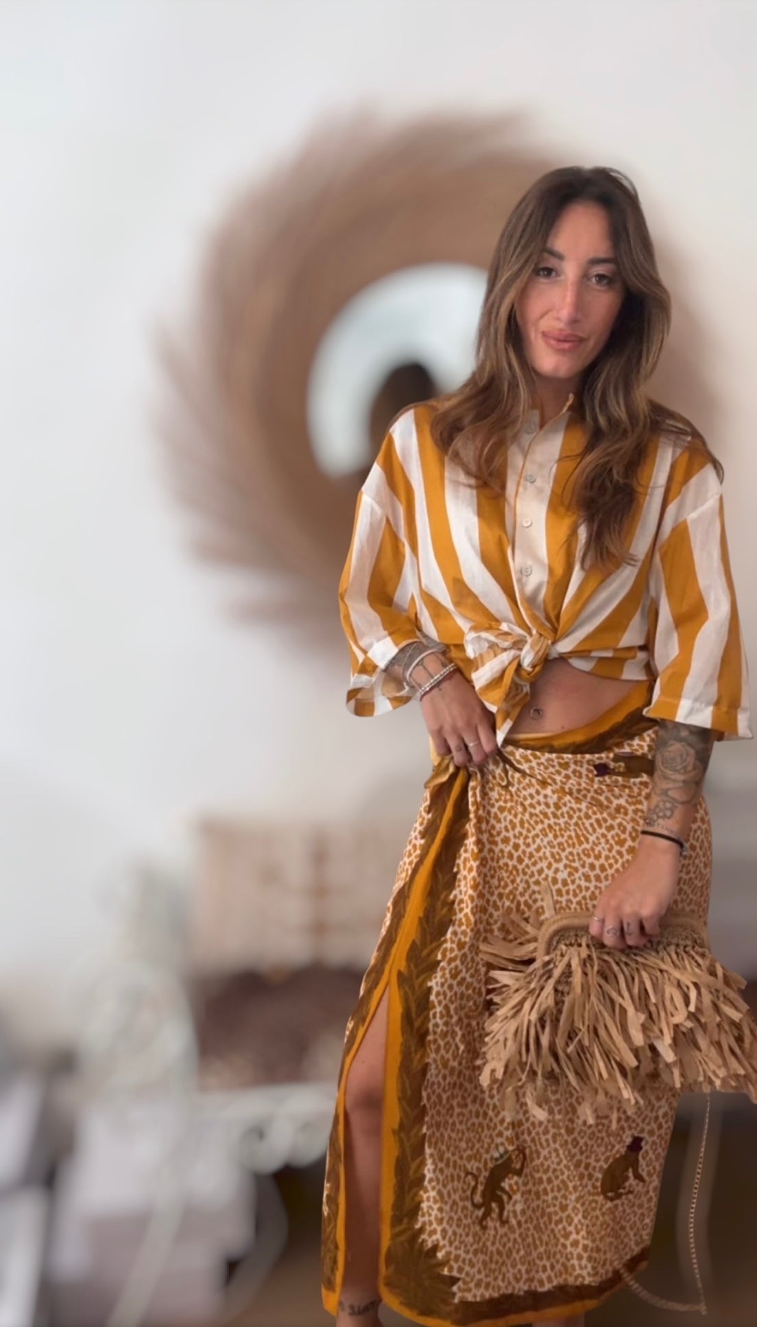 Gonna pareo senape macula + 🐒