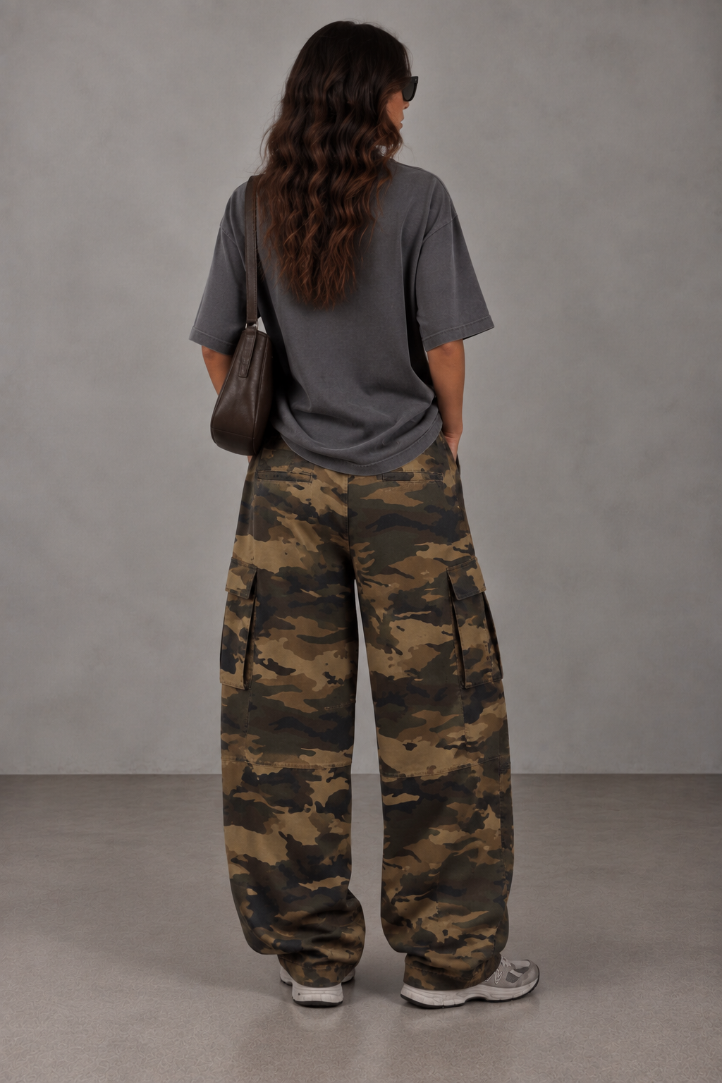 Pantalone cargo camouflage