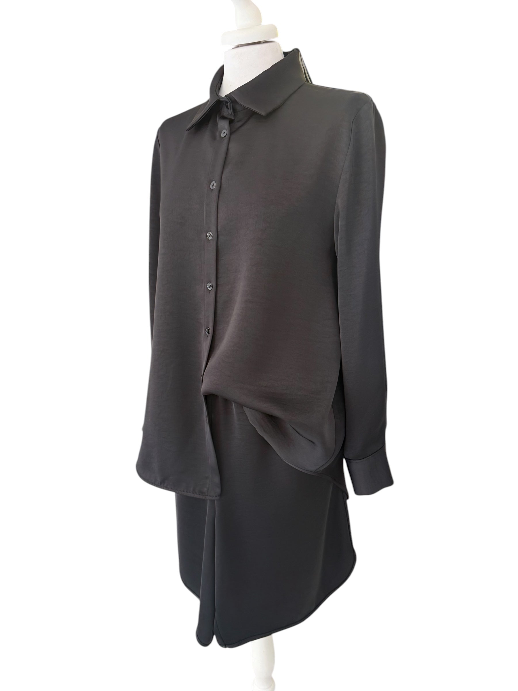 Coordinato satin camicia + bermuda