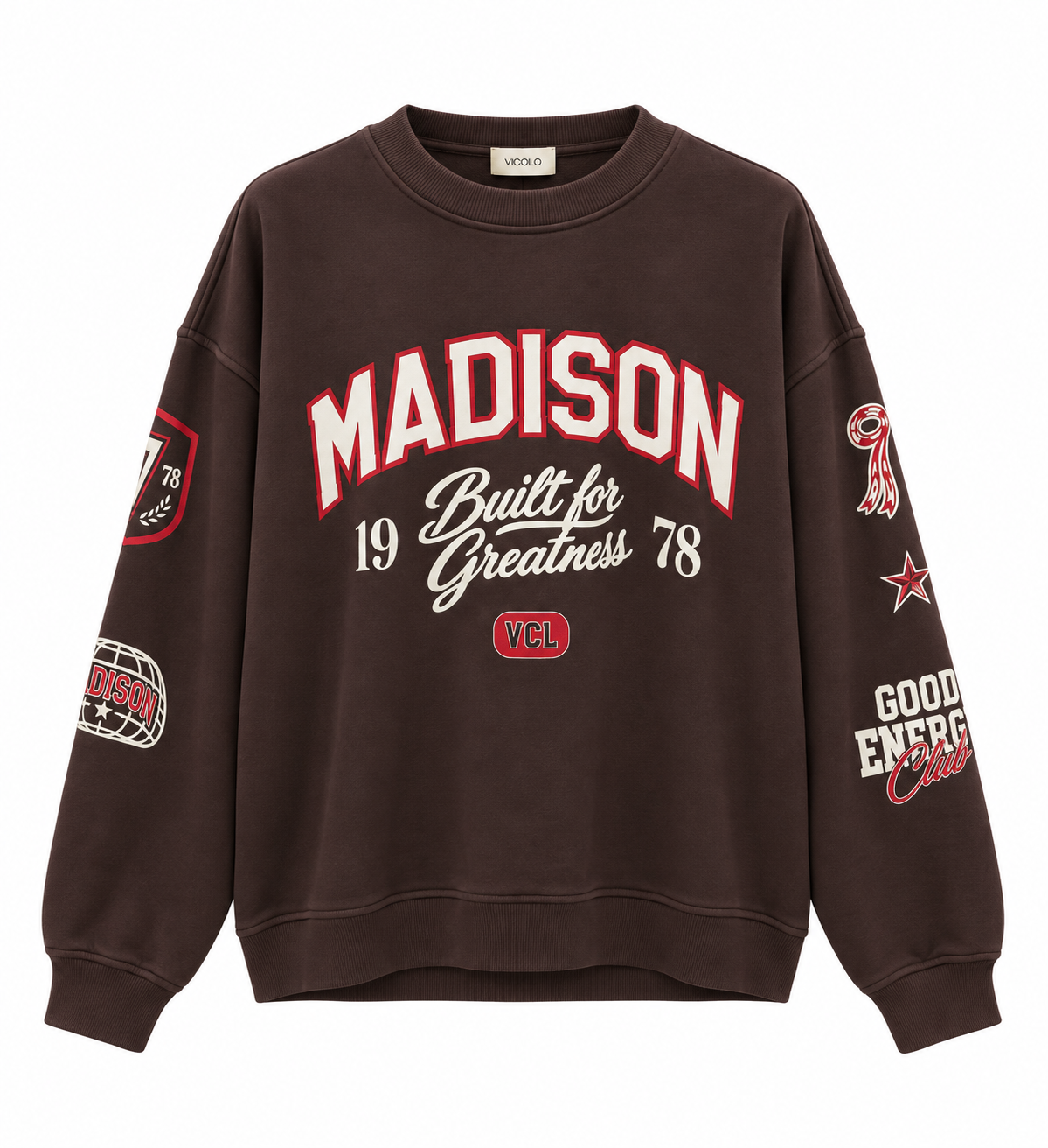 Felpa madison fondente