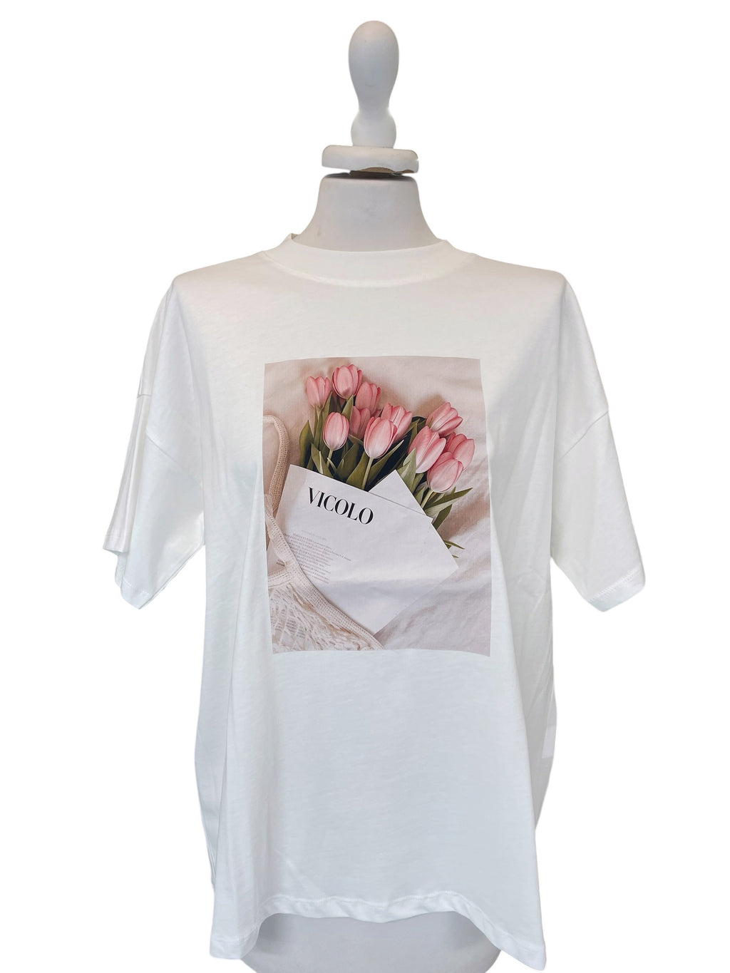 T-shirt vicolo over unica variante taglia unica