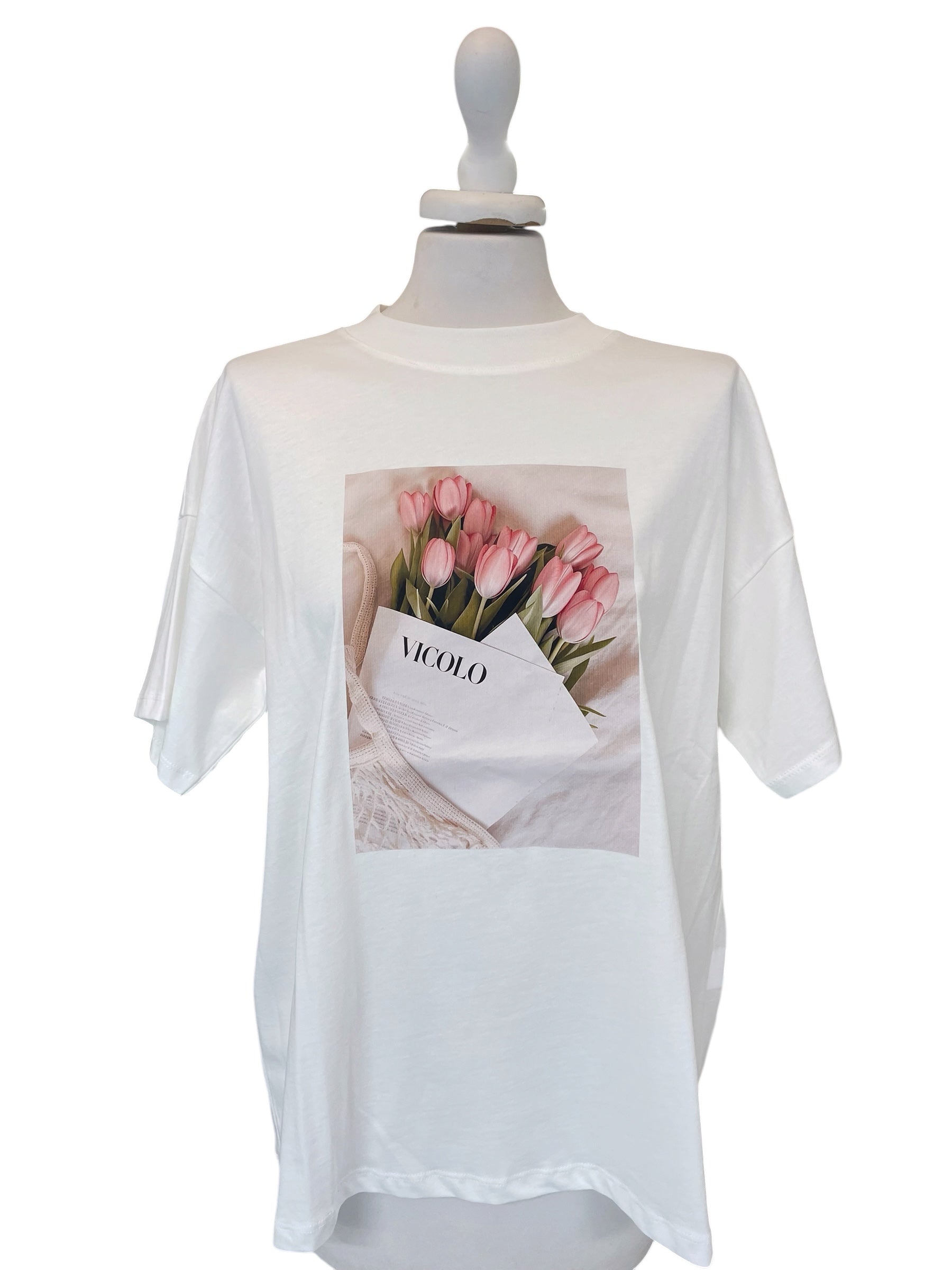 T-shirt vicolo over unica variante taglia unica