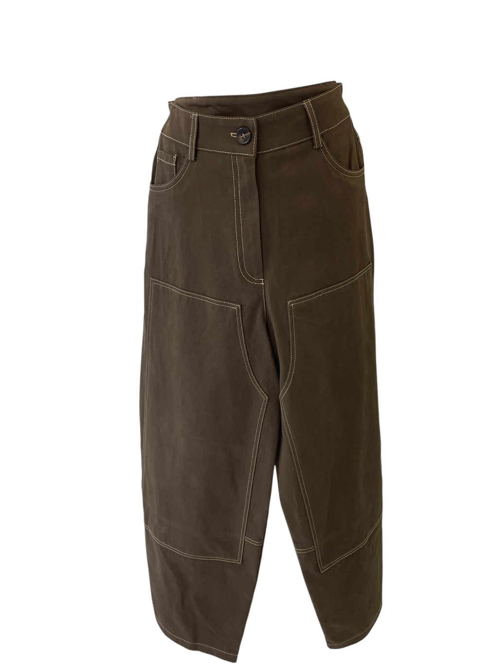 Pantalone moro tensione in 26P4163 tasca ecopelle unica variante