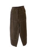 Pantalone moro tensione in 26P4163 tasca ecopelle unica variante