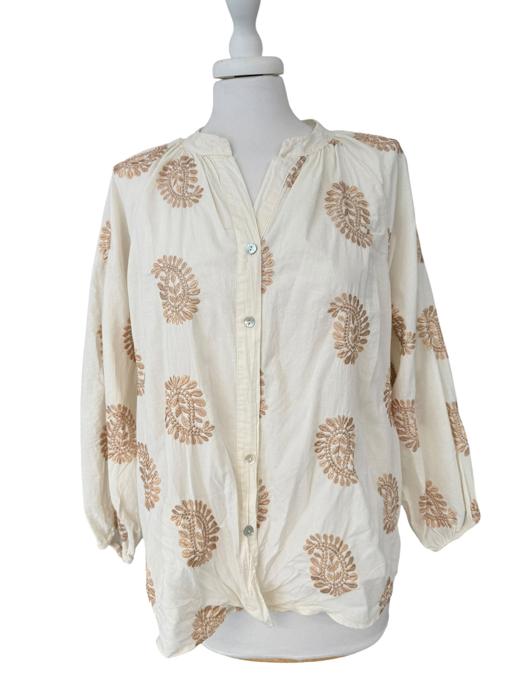 Camicia ricamata