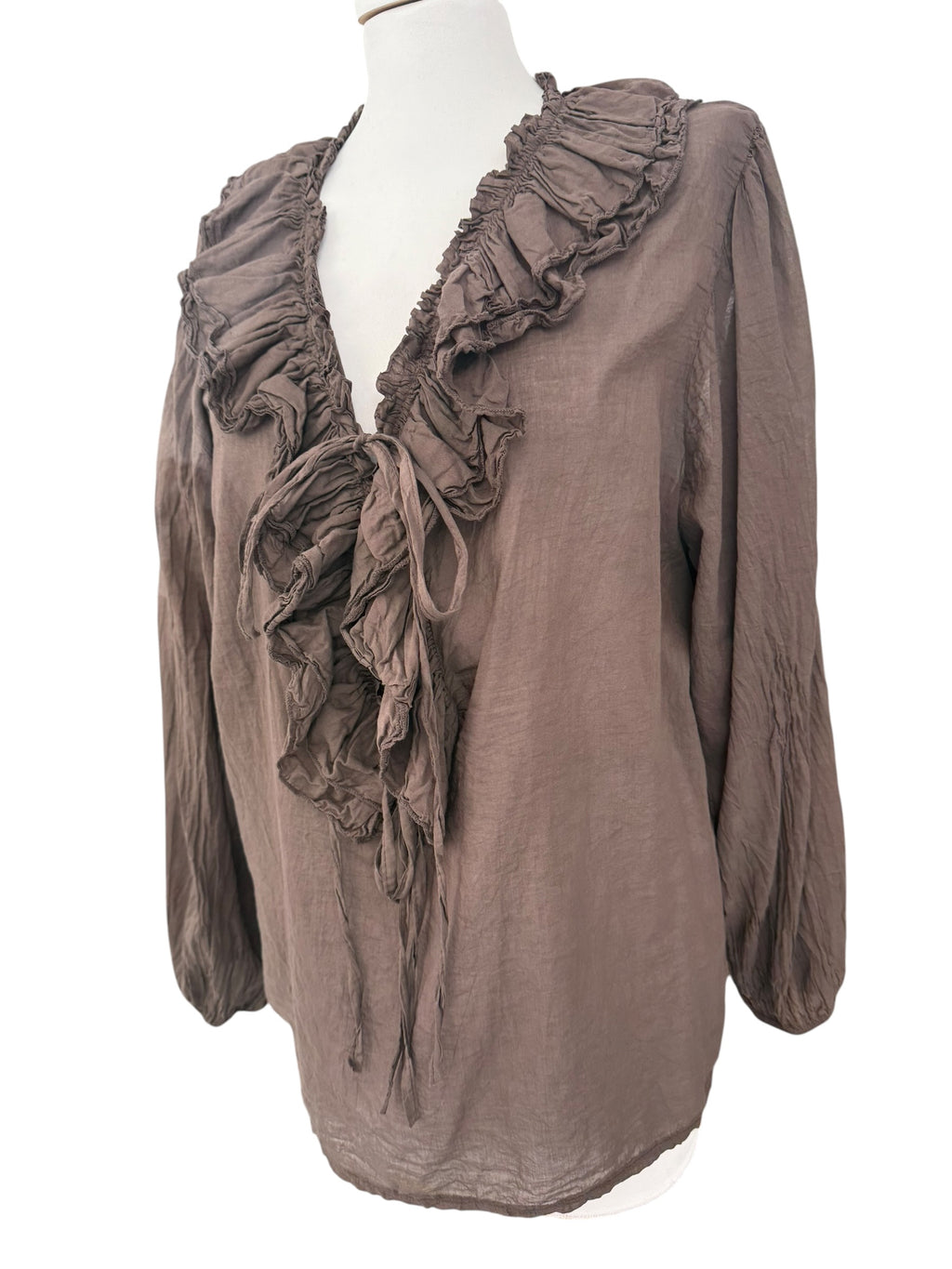 Camicia rouches