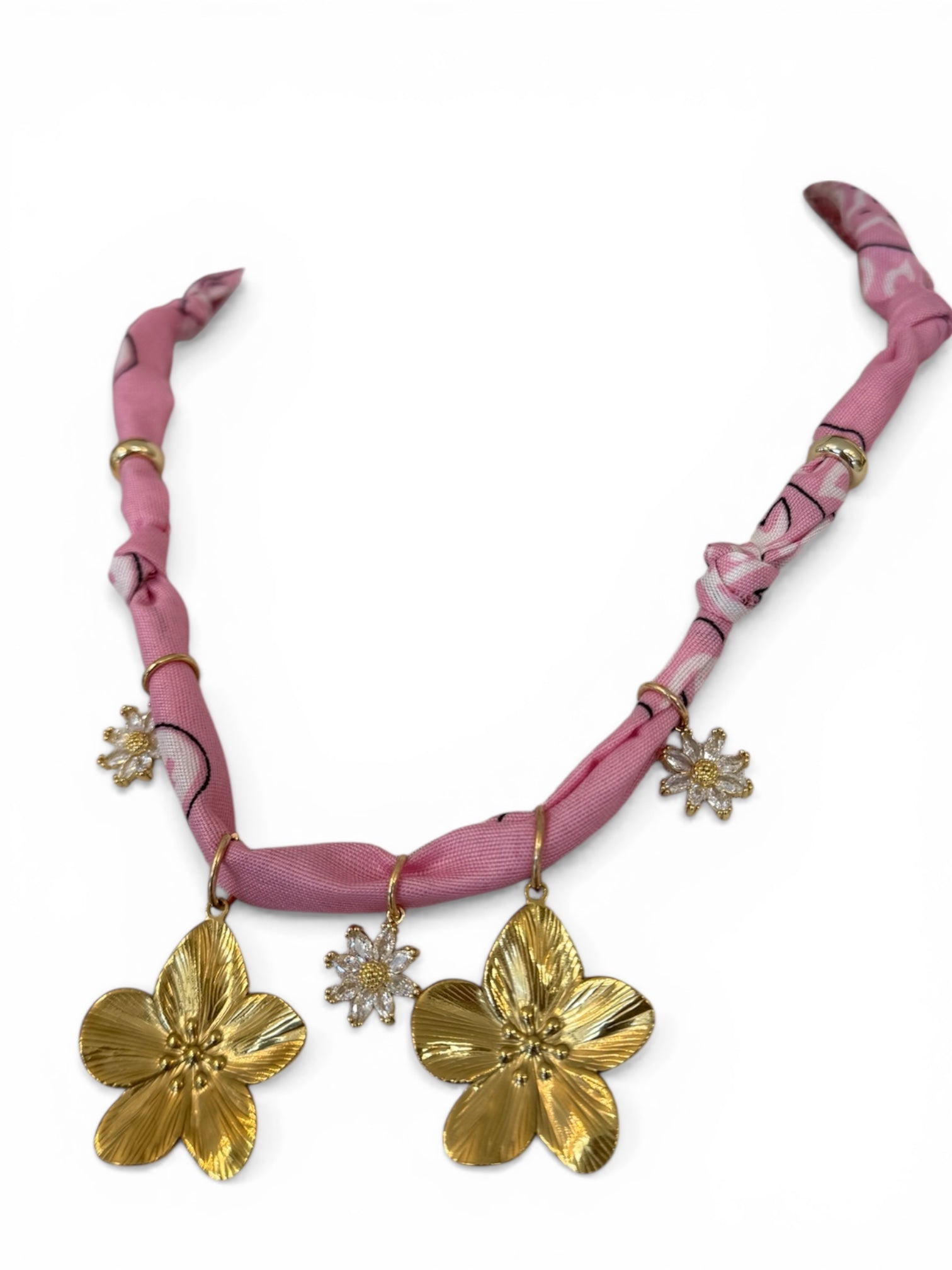 NECKLACE BANDANA FIORI