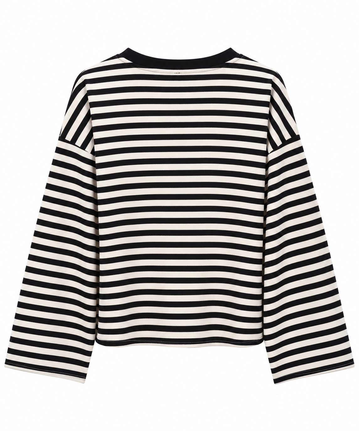 T-shirt righe + spilla
