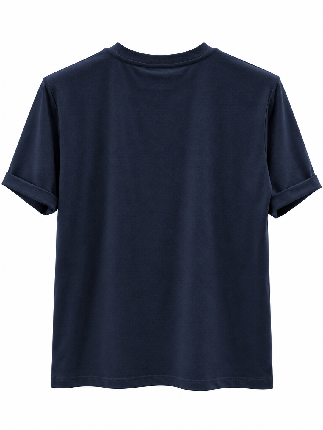 T-shirt con piuma nel taschino