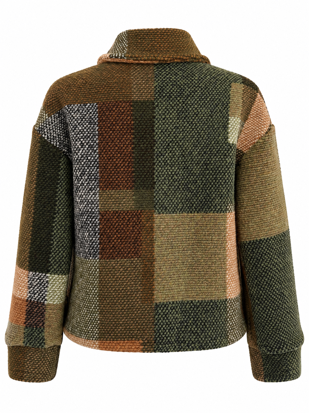 Giacca check verde