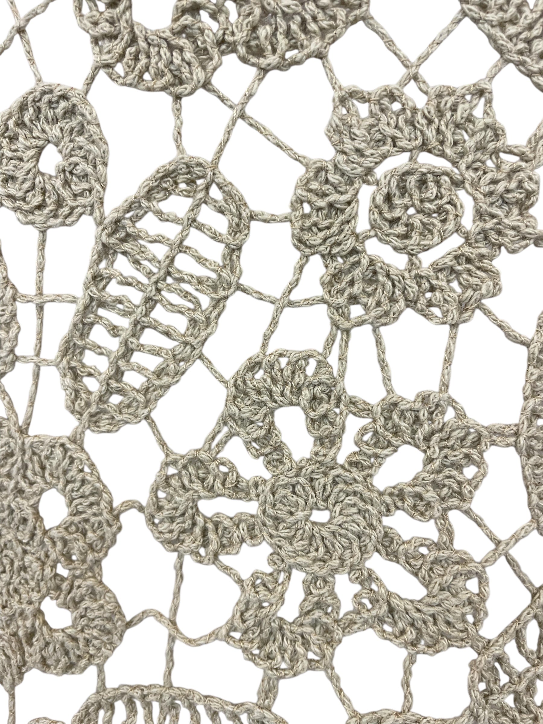 Maglia crochet D74856 tensione in taglia unica