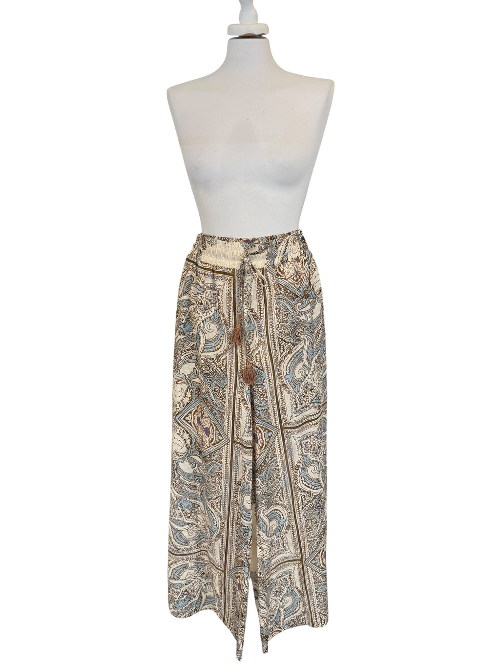 Pantalone palazzo a fantasia