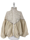 Bomber cotone e pizzo tensione in 38931