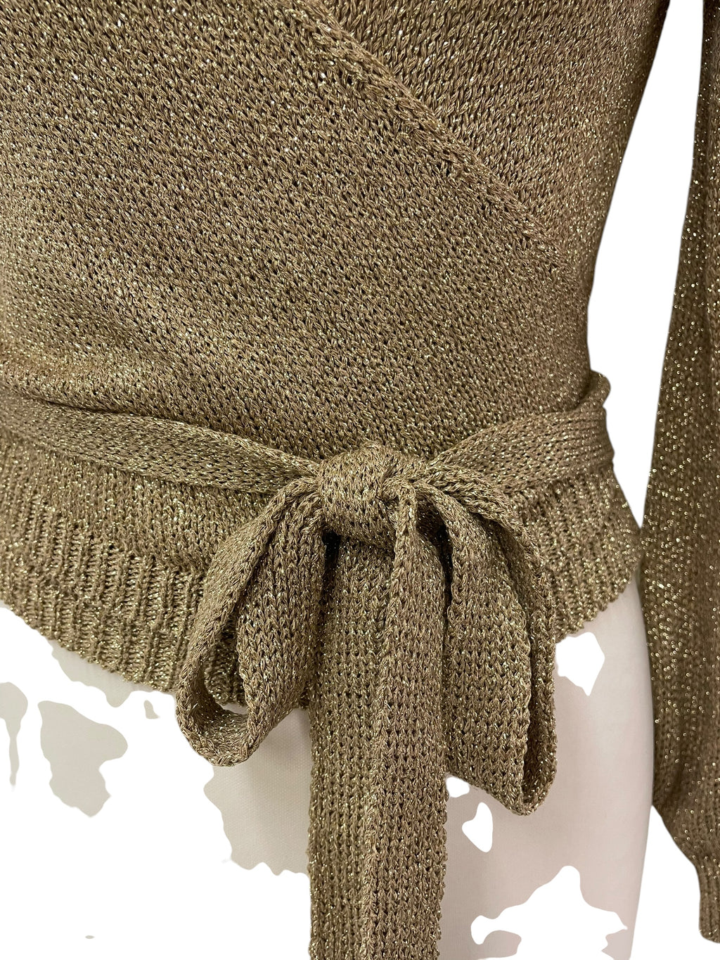Cardigan incrociato lurex vicolo taglia unica