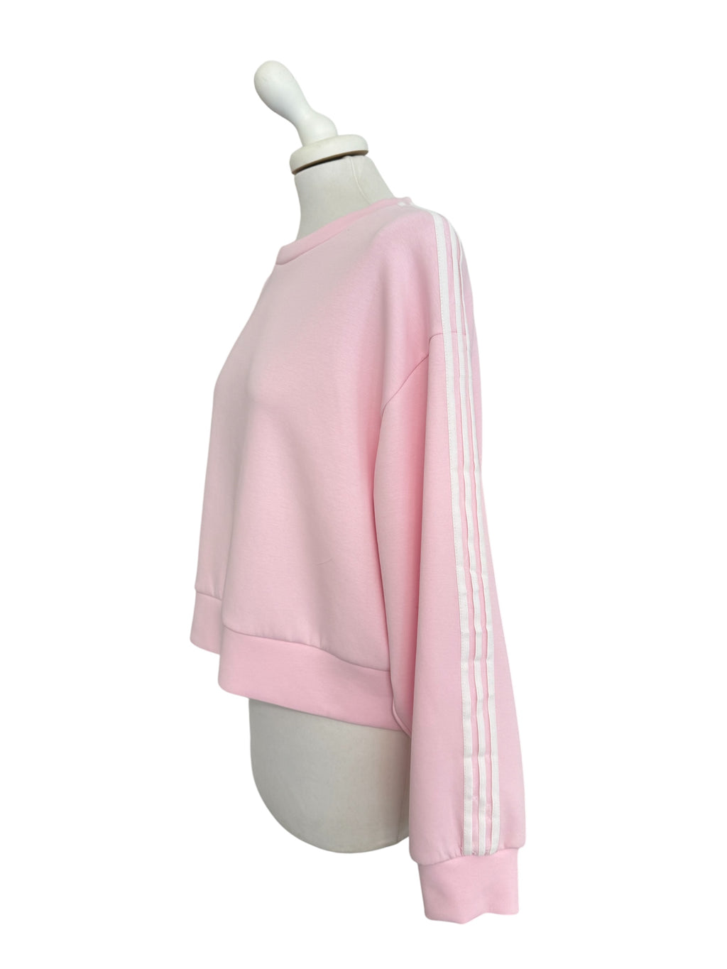 Felpa rosa bande laterali