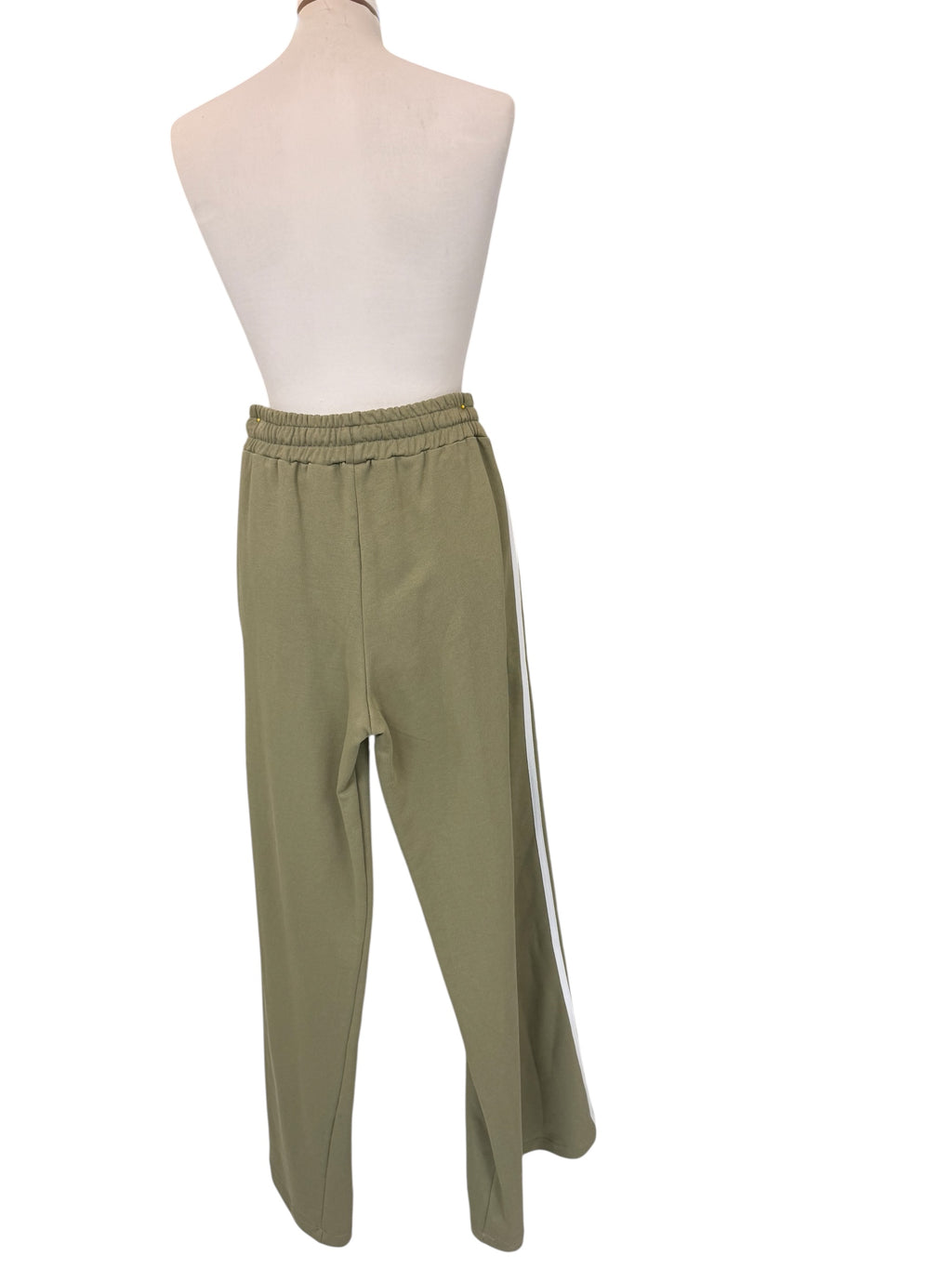 Pantalone verde bande laterali