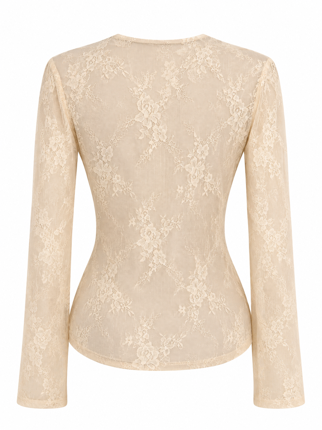 Maglia pizzo bicolore