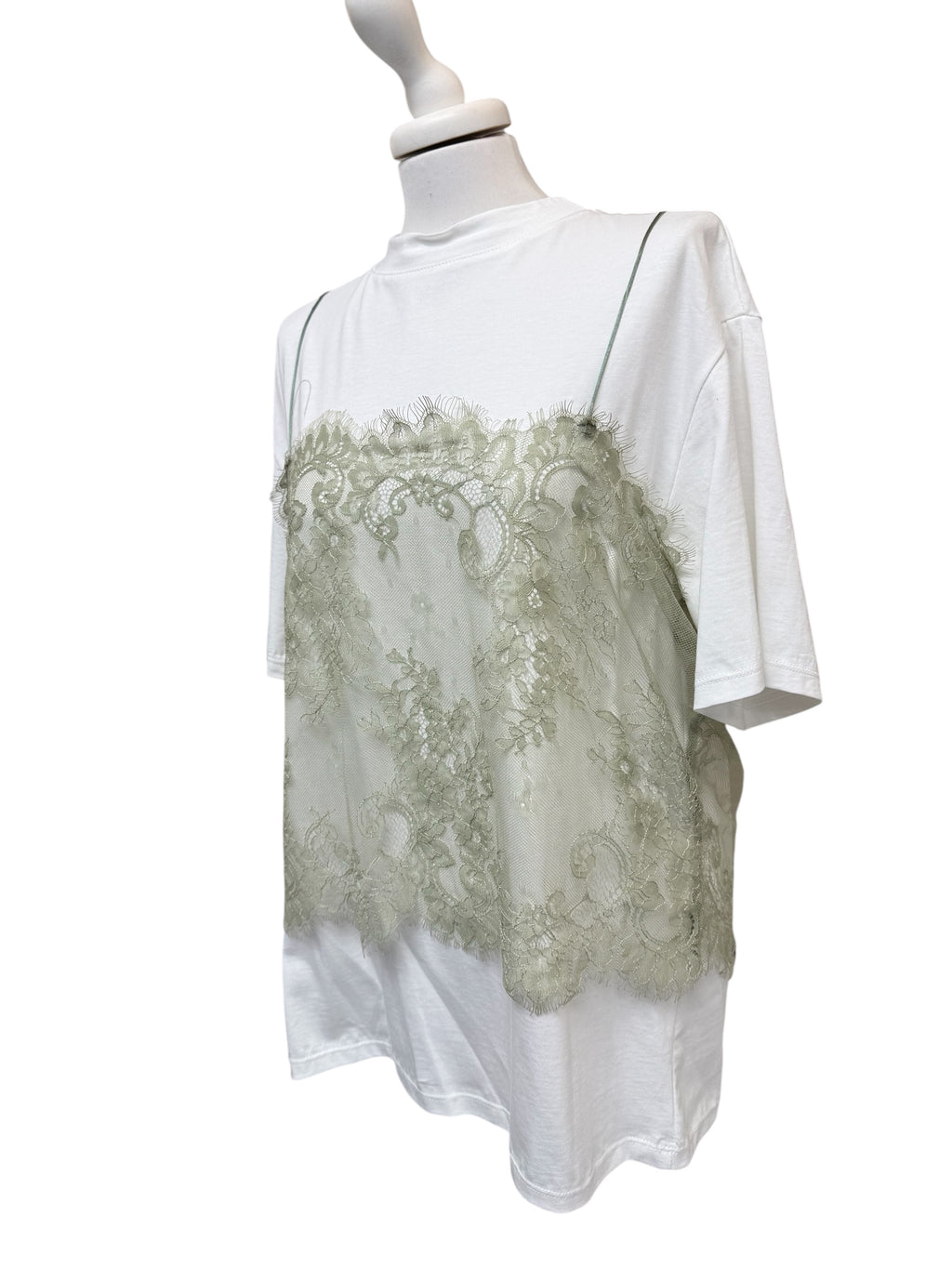 T-shirt + top pizzo