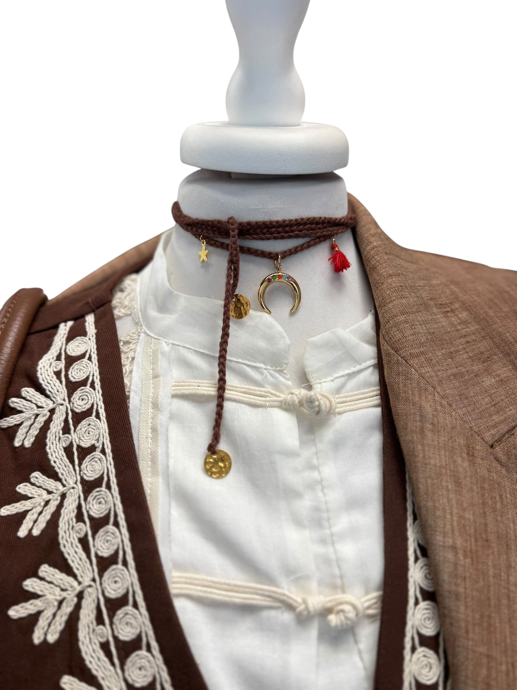 Collana crochet moro