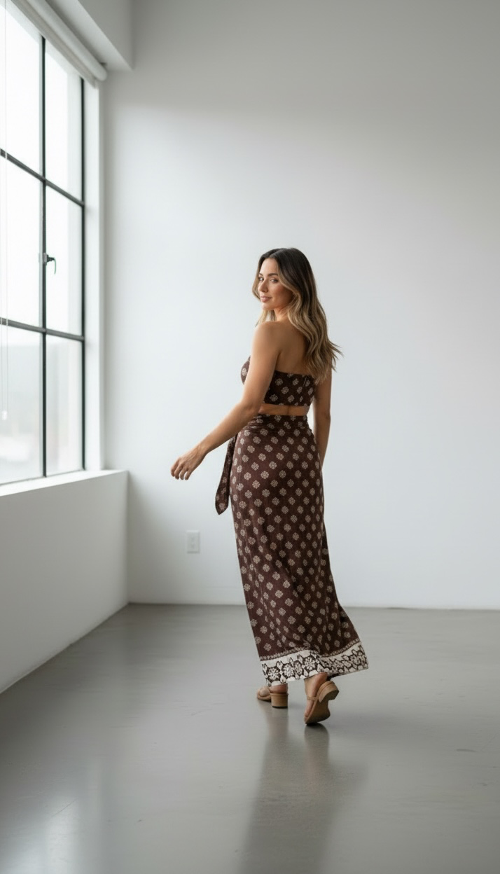 Coordinato top e gonna