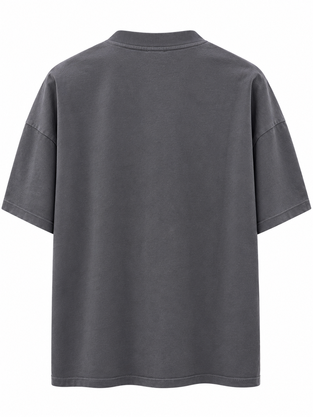 T-shirt stampa base antracite