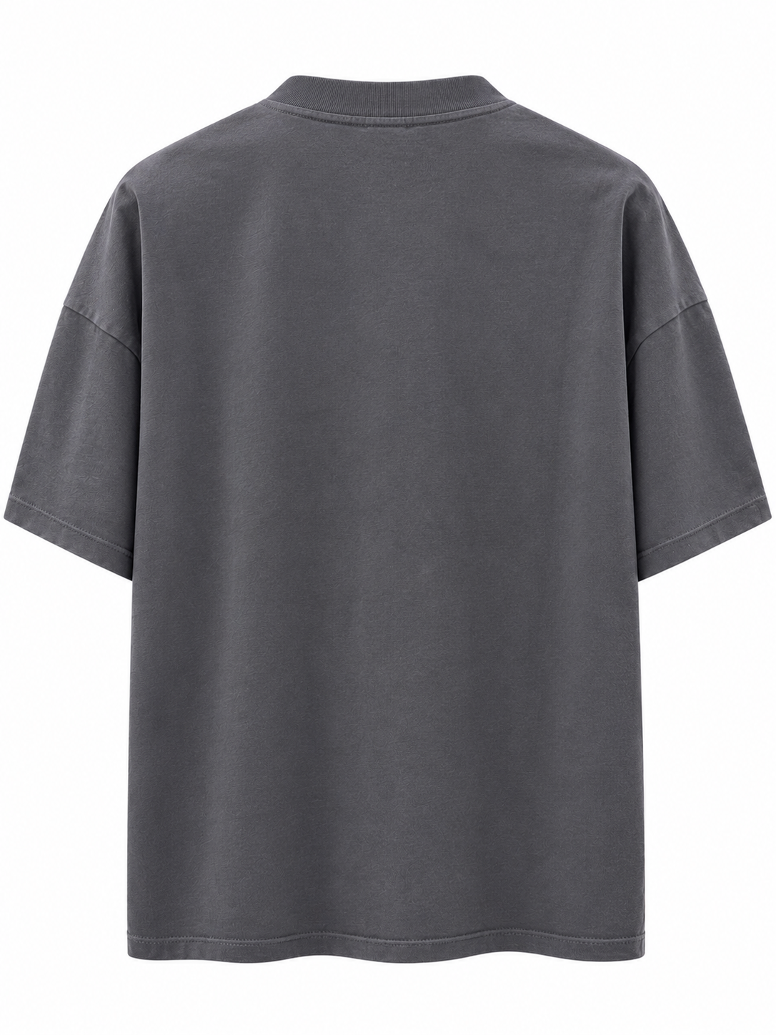 T-shirt stampa base antracite
