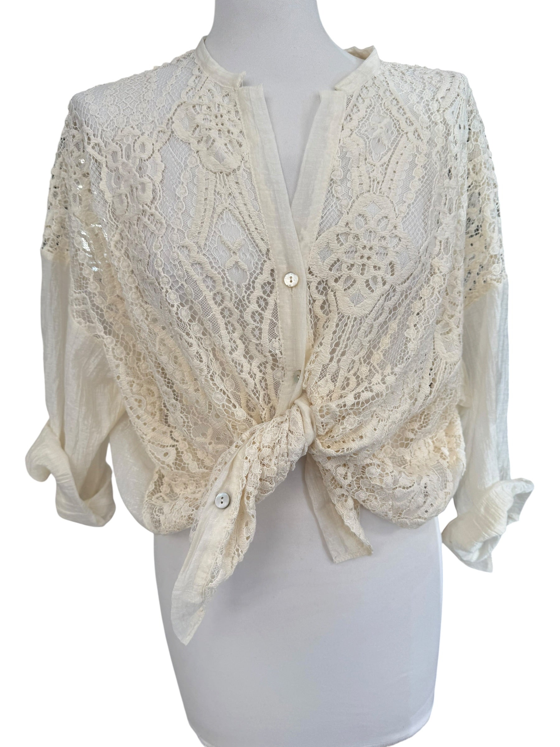 Camicia pizzo