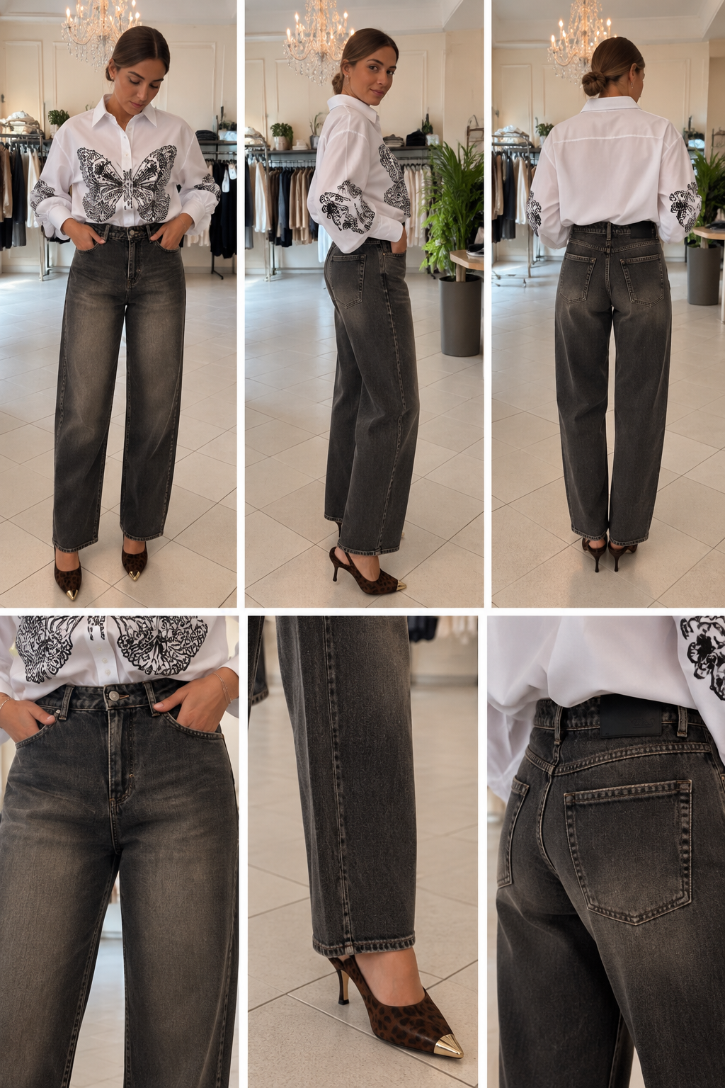 Denim nero sabbiato DAC5087