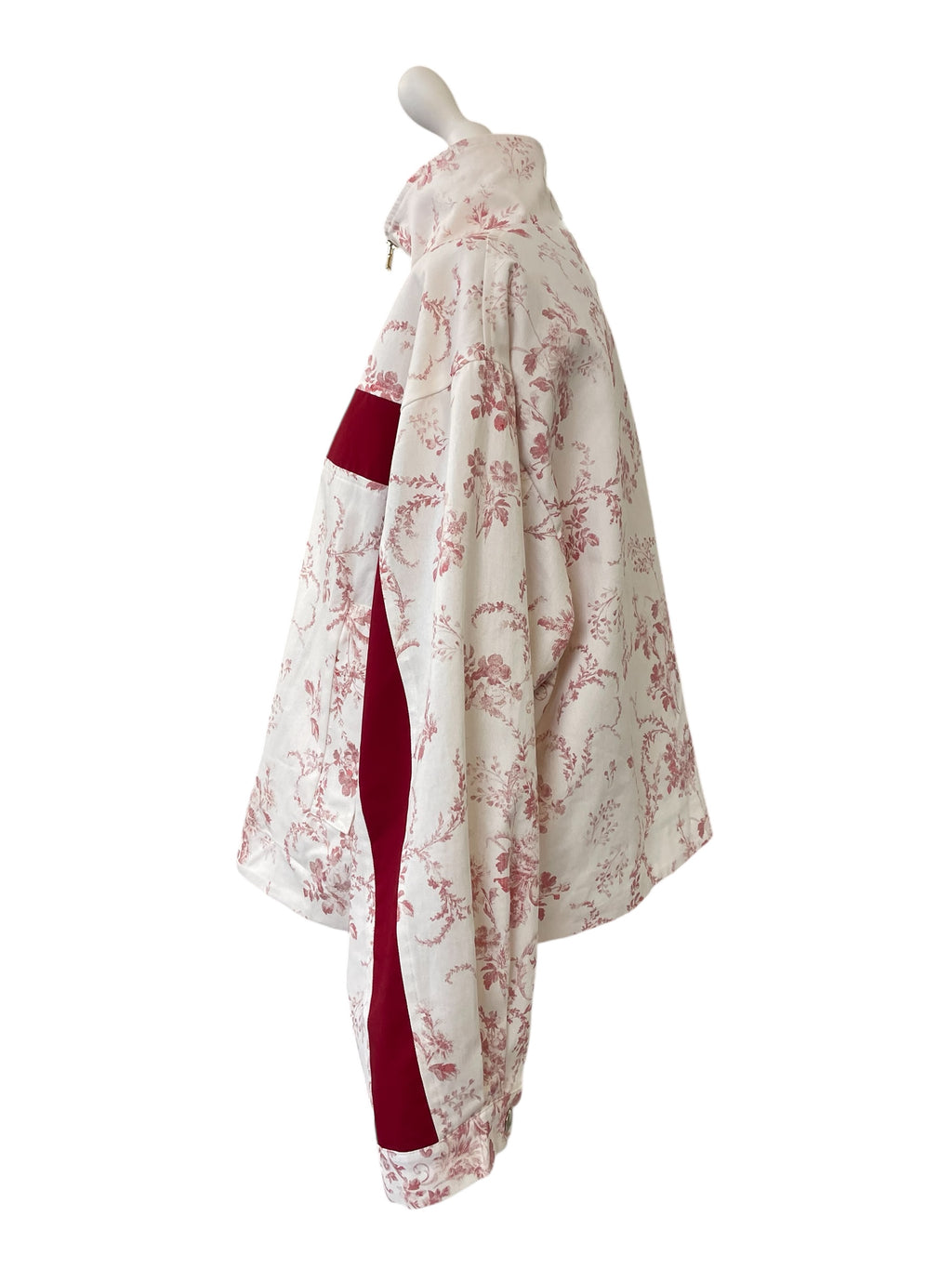 Bomber fiori banda rossa