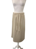 Gonna in felpa beige
