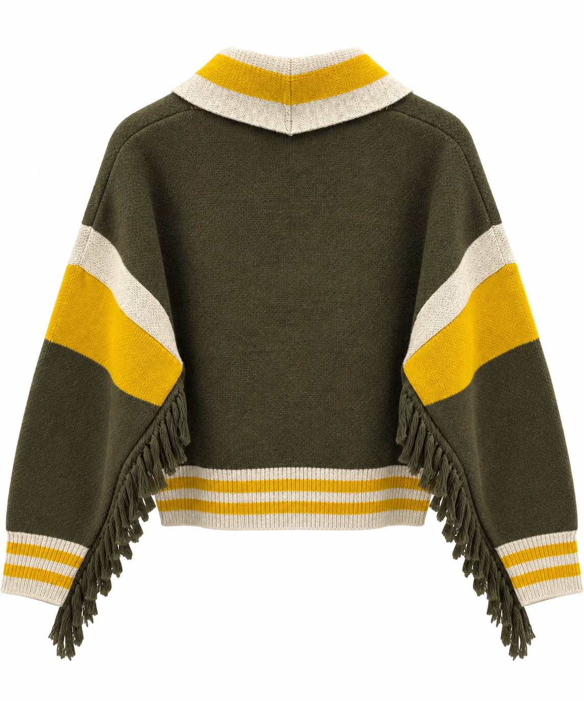Cardigan bomber verde militare