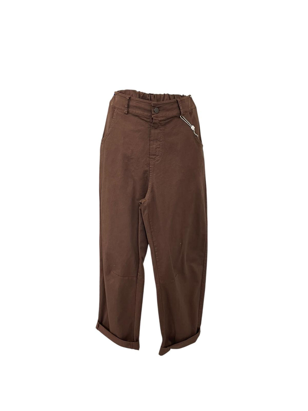 Pantalone ovetto con ripresa