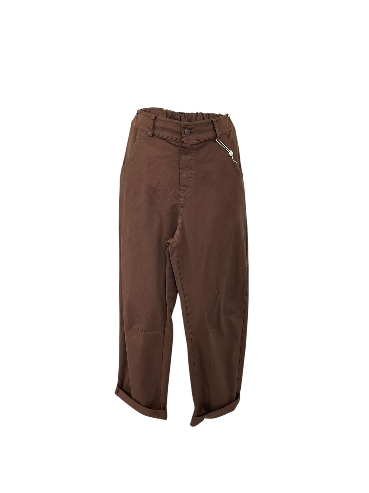 Pantalone ovetto con ripresa