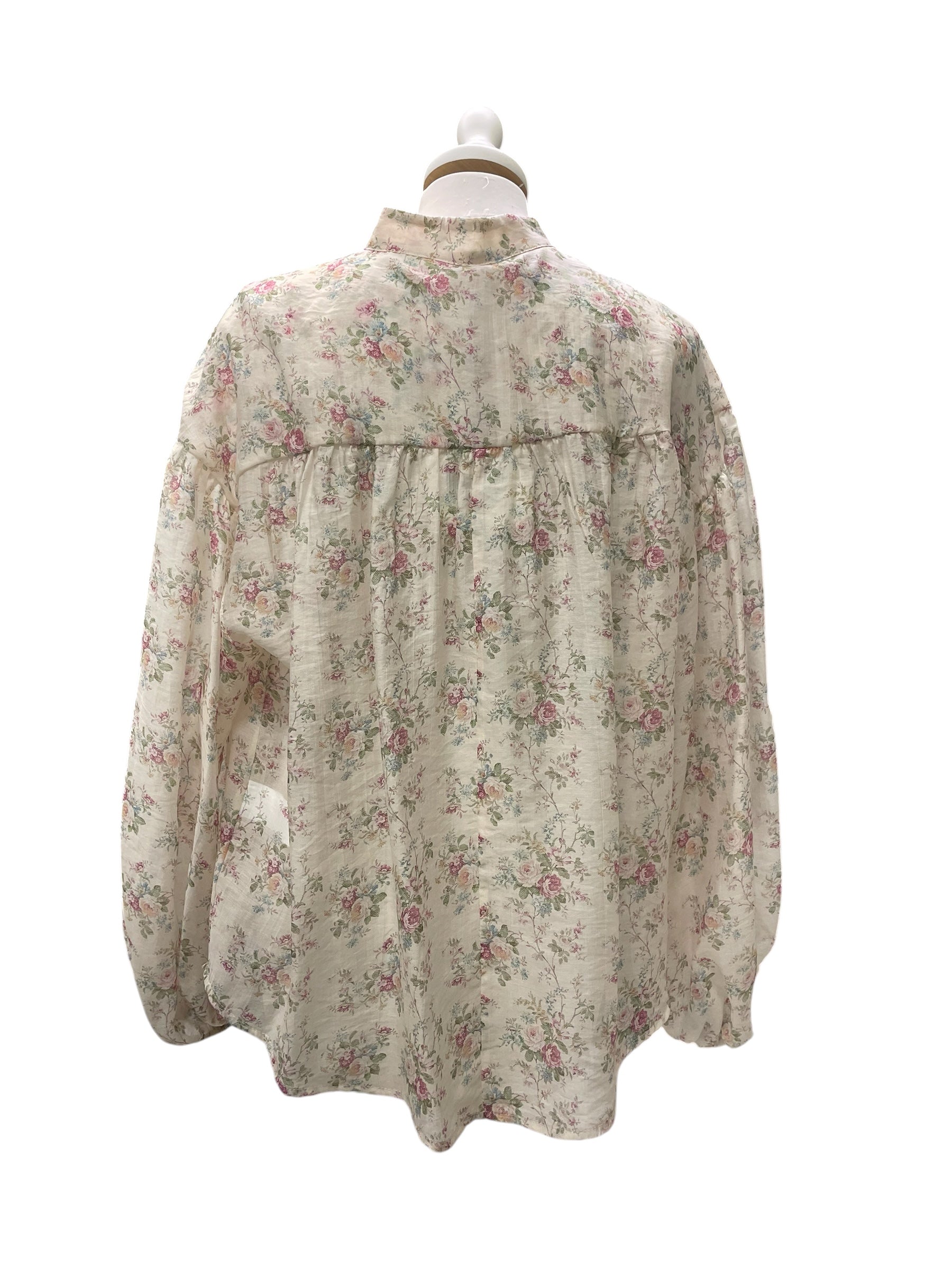 Camicia fantasia provenzale nappine