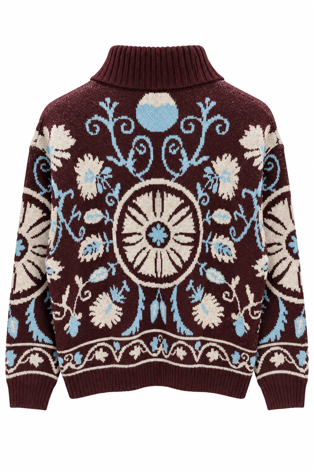 Bomber cerchio bordeaux