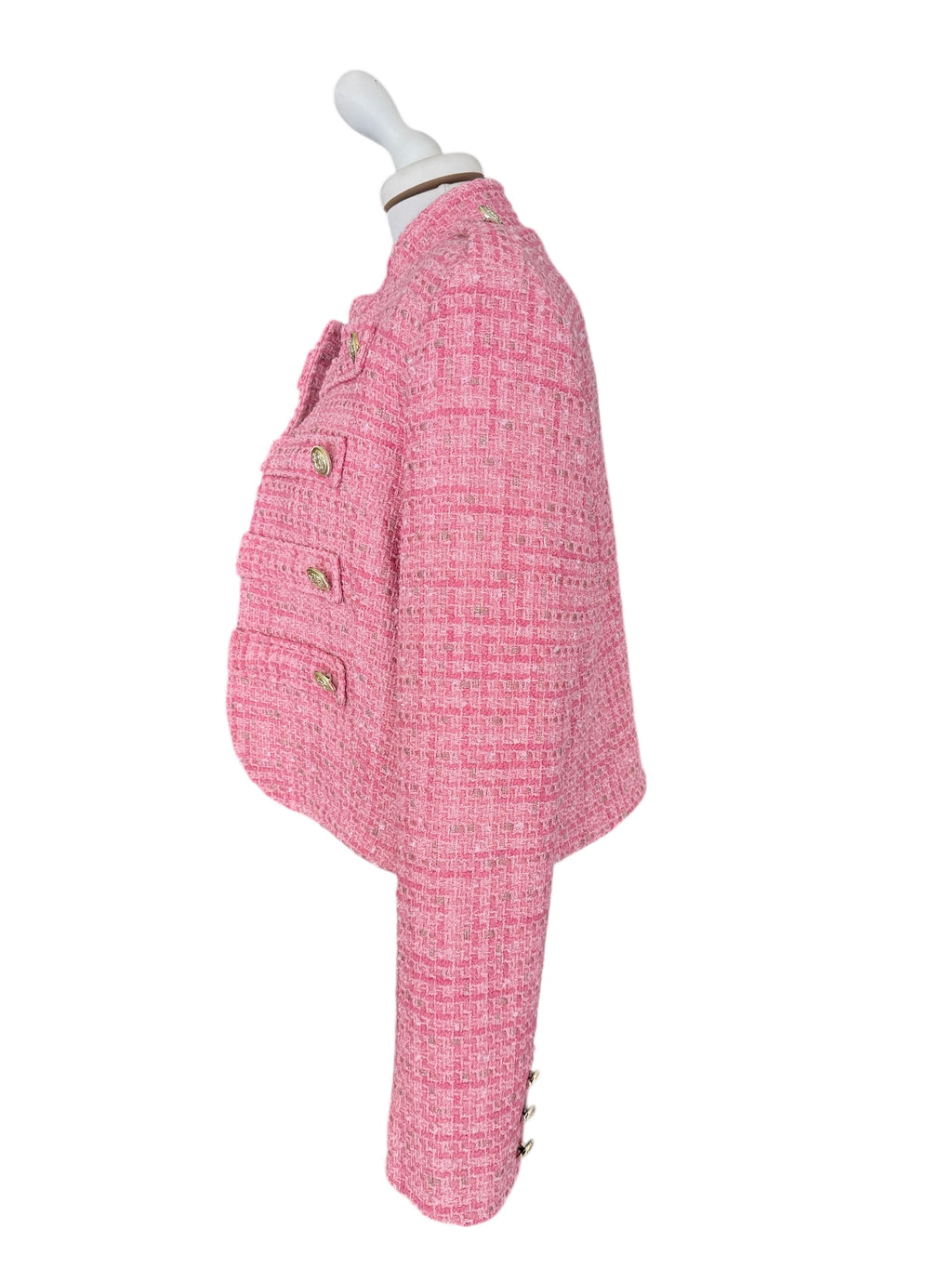 Giacca chanellina fuxia