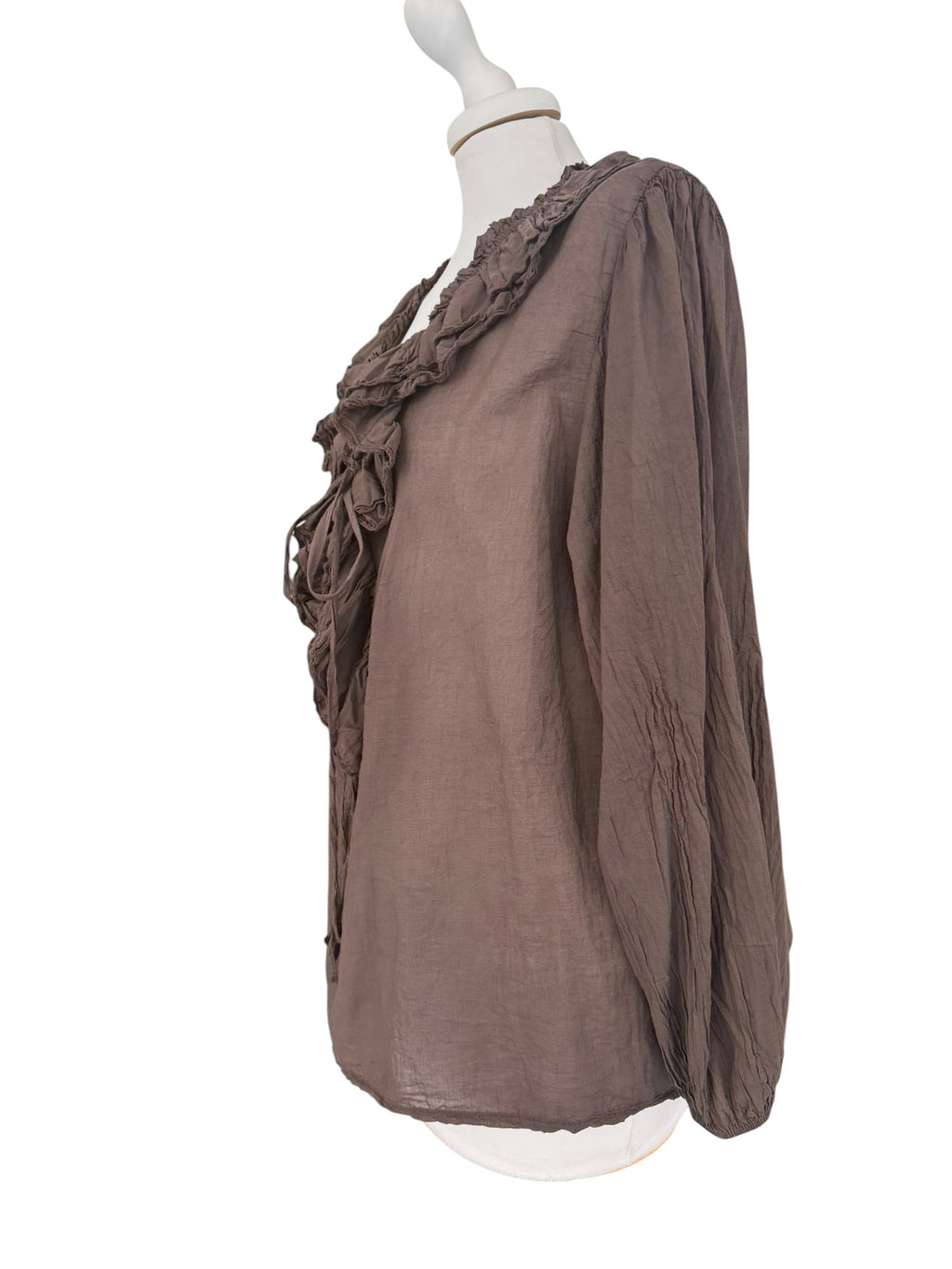 Camicia rouches