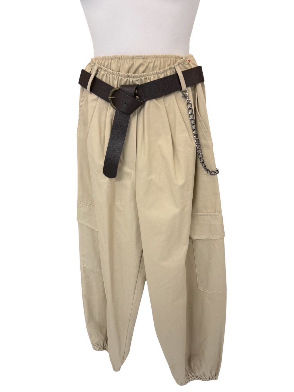 Cargo in cotone sabbia