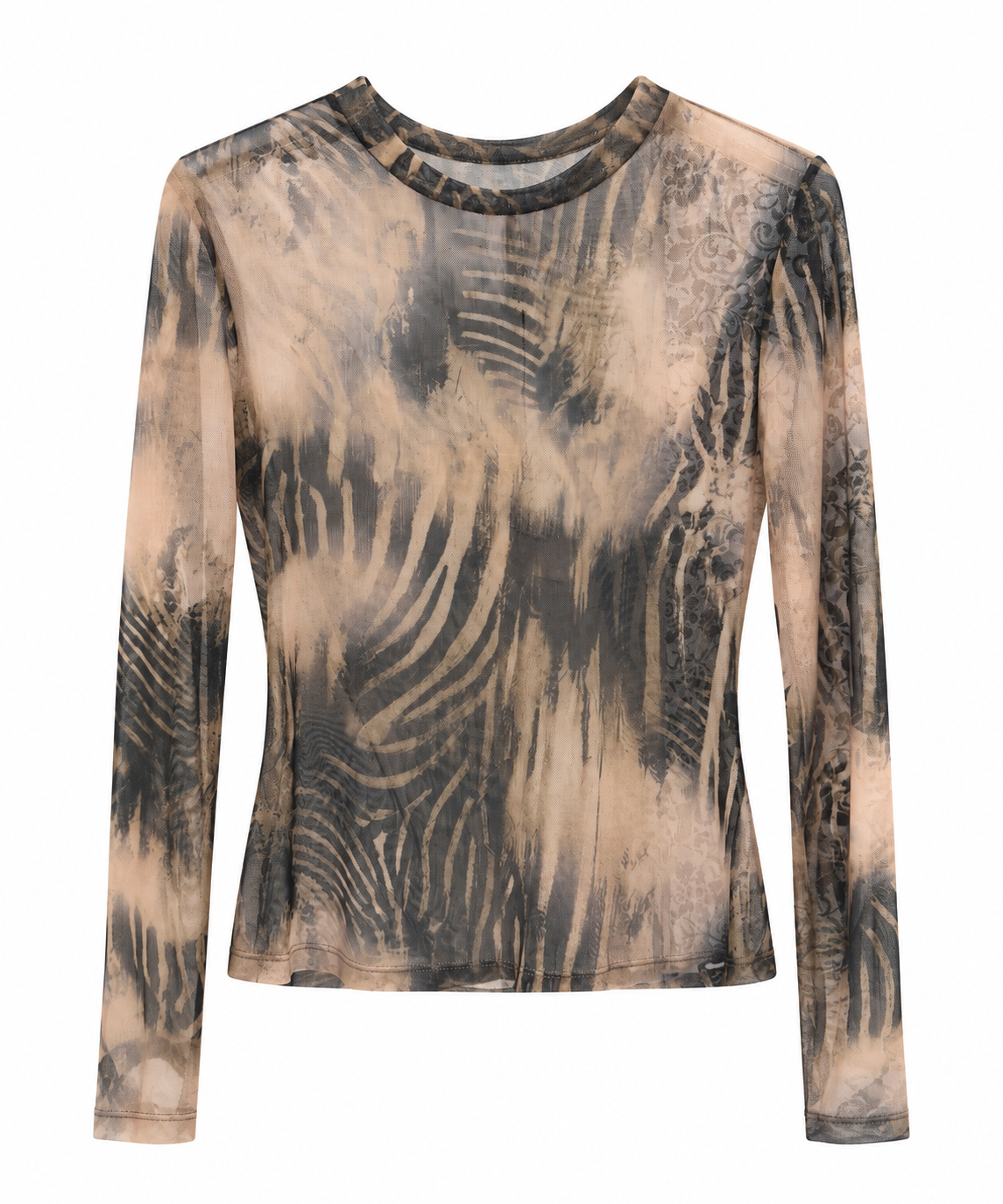 Maglia sfumato beige