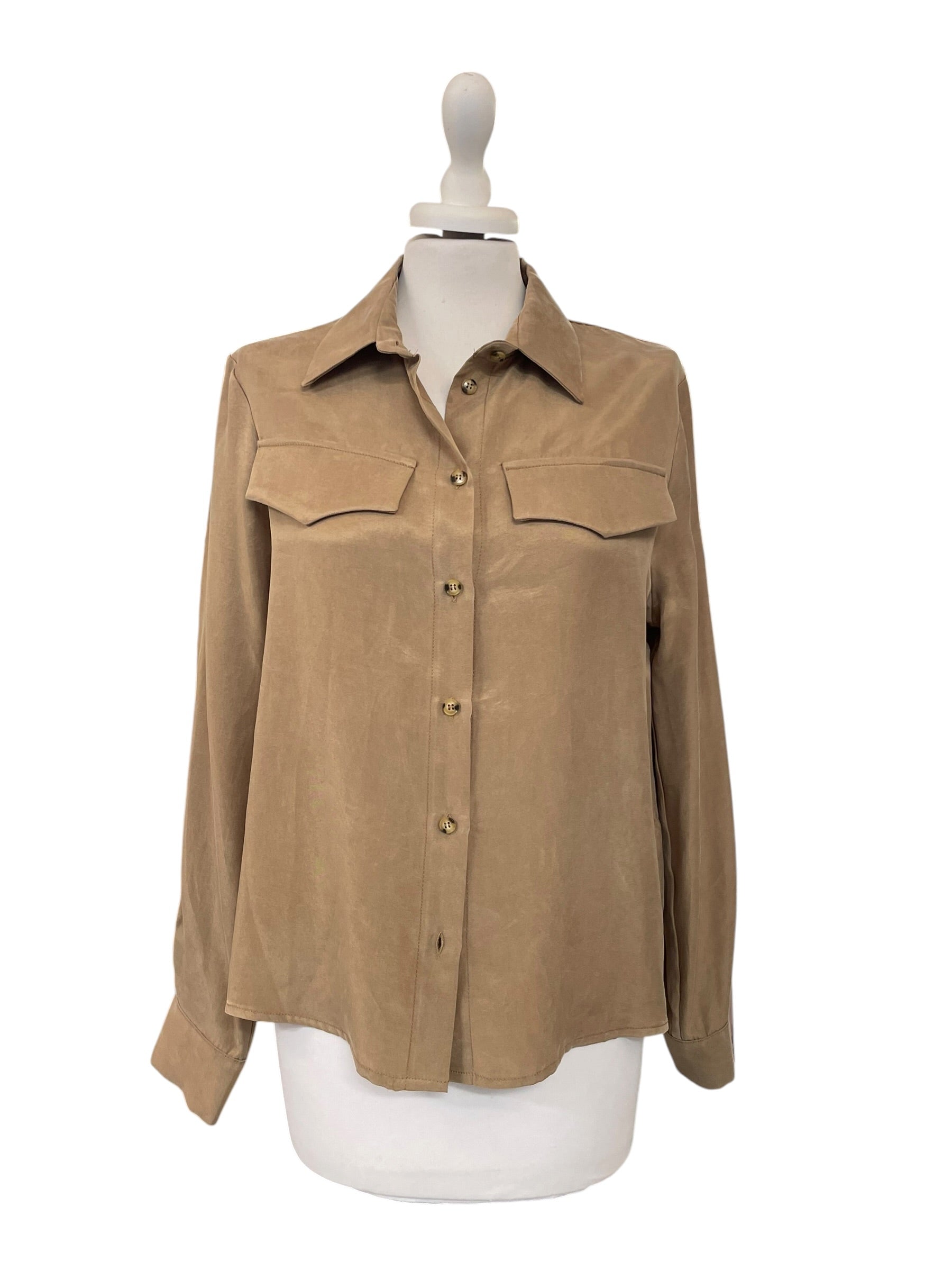 Camicia cammello Motel variante unica