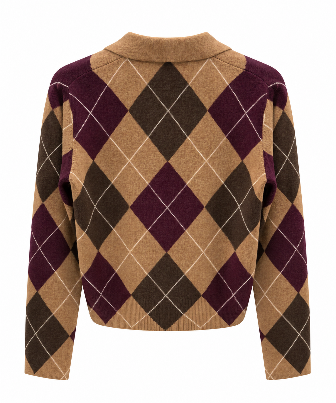 Polo rombi base Camel