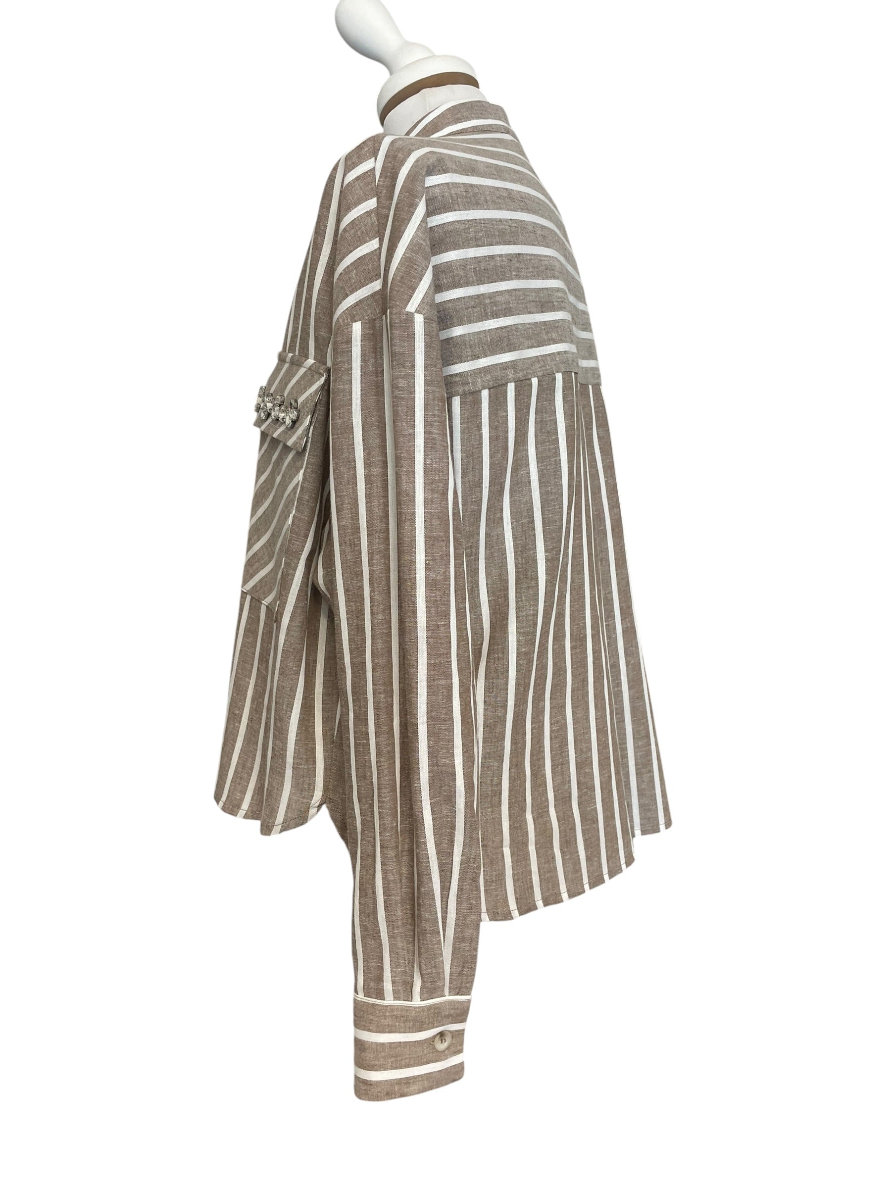 Camicia rigata 26C5391 variante unica