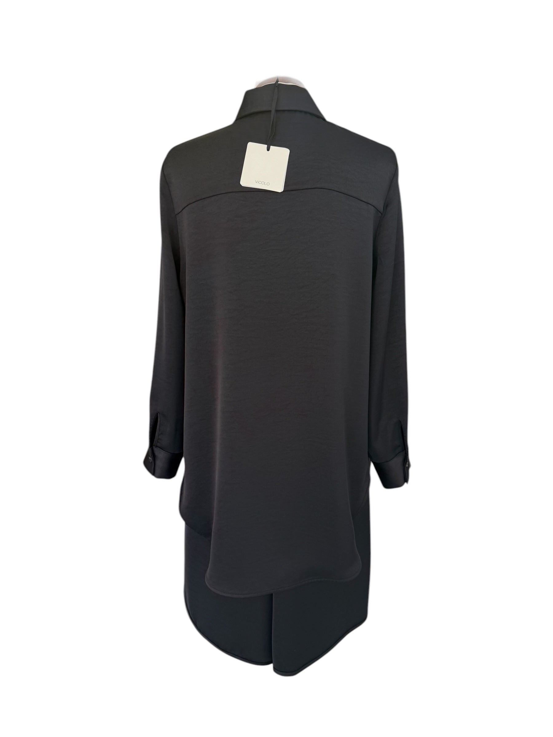 Coordinato satin camicia + bermuda