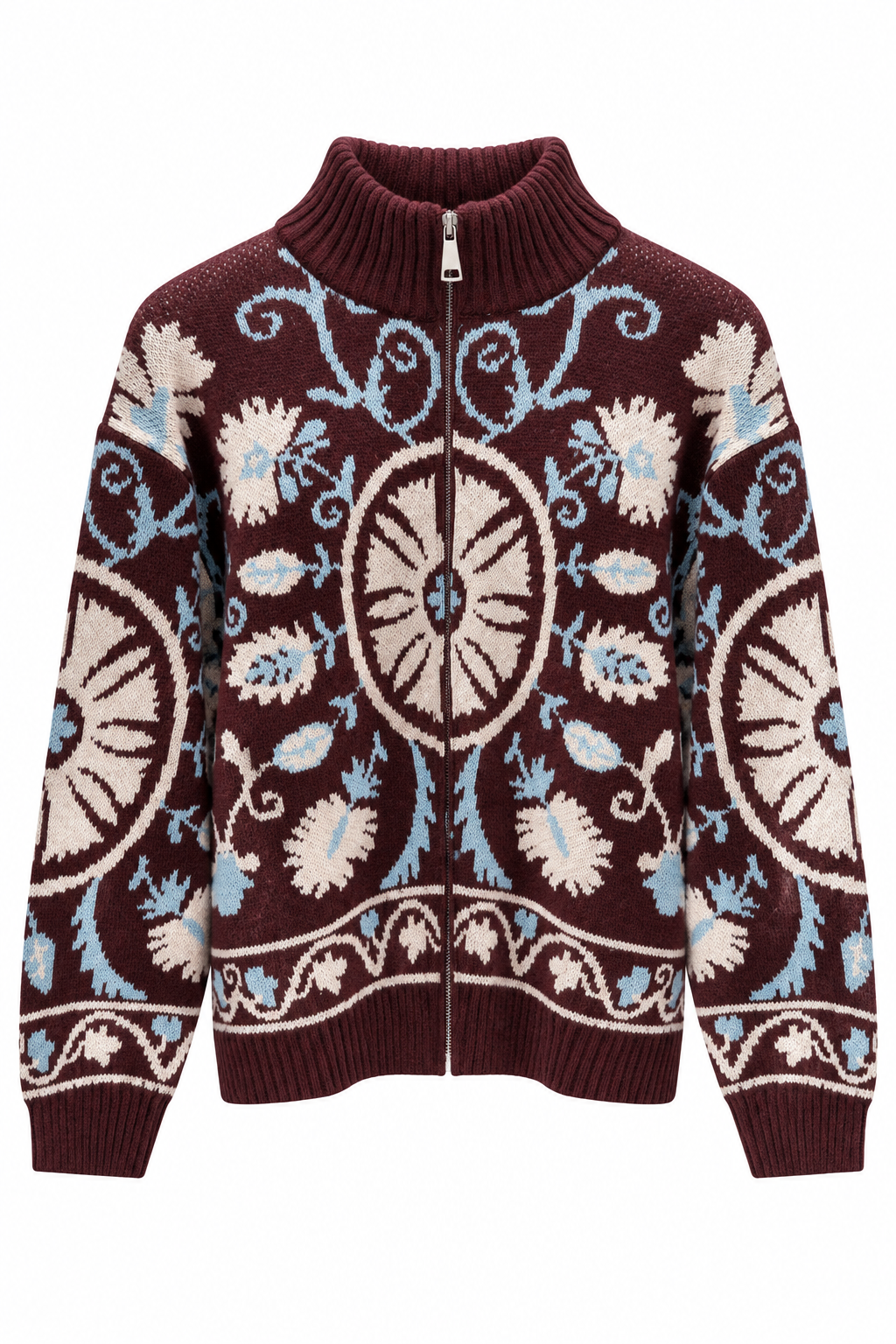 Bomber cerchio bordeaux